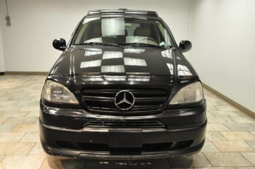 2000 mercedes-benz ml430 blk/tan 3rd row