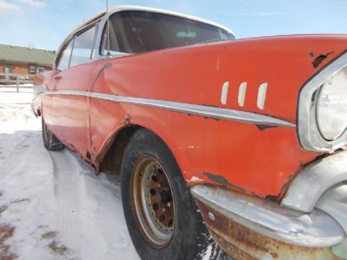 1957 CHEVROLET BEL AIR 2DR HARDTOP 283 AT, 49 K ACT MILES, LOW RESERVE, image 47