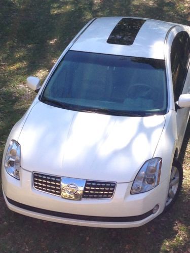 2004 nissan maxima se 3.5l - white