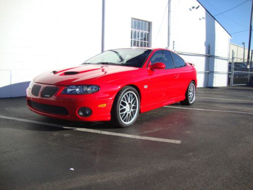 2005 pontiac gto base coupe 2-door 6.0l 62,000 miles, red red stock, automatic