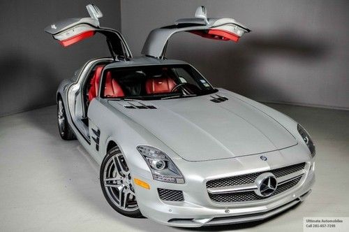 2011 mercedes benz sls amg navigation b&amp;o rearcam active seat/spoiler pdc leathr