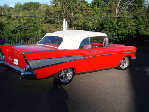 1957 chevrolet bel air convertable gm crate 502/502 ac