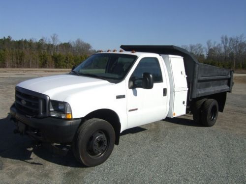 2004 ford f450 xl sd dump truck snow plow diesel