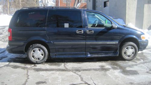 Chevrolet venture ls wheelchair van stainless steel floors lowered floors