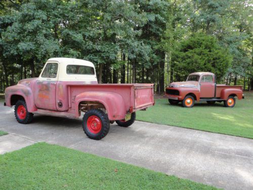 1955 ford f-100 marmon herrington 4 wheel drive, custom cab, 4-speed