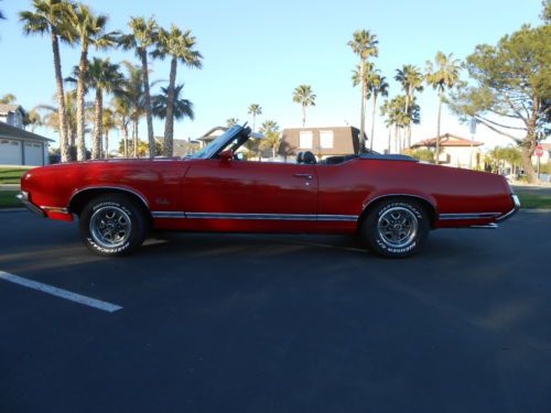 1971 oldsmobile cutlass convertible, 95,000 mile california car