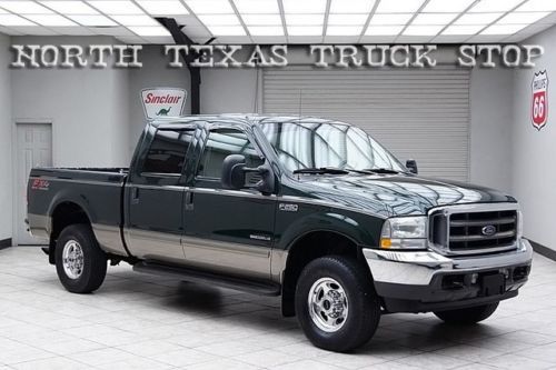 2003 ford f250 diesel 4x4 lariat fx4 leather crew cab texas truck