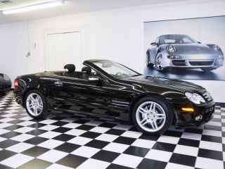 2007 mercedes-benz sl550 1 owner lo miles clean carfax serviced garaged non smok