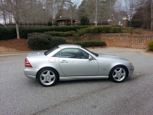 2001 mercedes slk 320 sport v6 no reserve