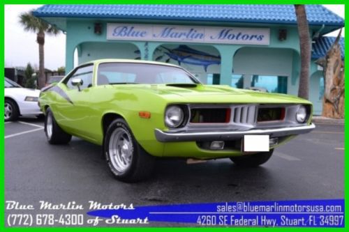 73 cuda 480 stroker v8 auto billet wheels resto mod shaved doors fast and loud