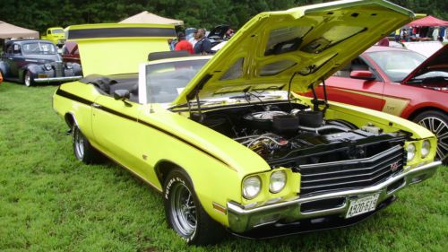 1971 buick skylark custom convertible 2-door 5.7l