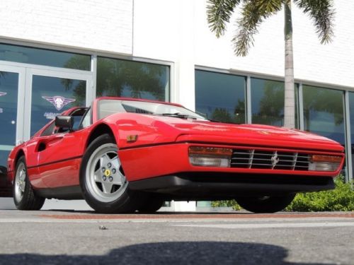 Florida garage kept 1989 ferrari 328gts only 7900 miles no paint work collector