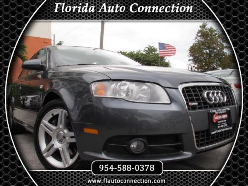 08 audi  a4 2.0t s line leather sunroof cvt clean carfax