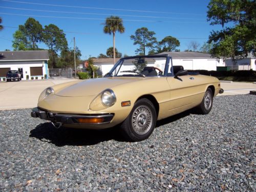 1974 alfa romeo spider veloce convertible 2-door 2.0l *no reserve!!!