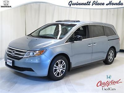 Honda odyssey ex-l low miles 4 dr van automatic gasoline 3.5l v6 celestial blue