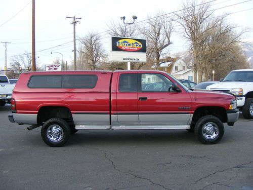 1999 dodge ram 2500 quad cab laramie slt long bed 5-spd, low miles, clean!!