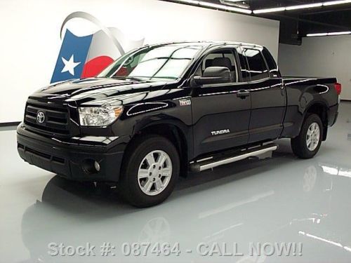 2010 toyota tundra sr5 dbl cab 5.7l v8 side steps 43k! texas direct auto