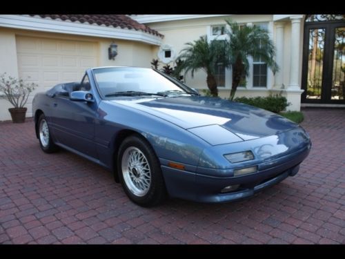 1990 mazda rx-7 convertible 5 speed 44k miles leather incredible survivor