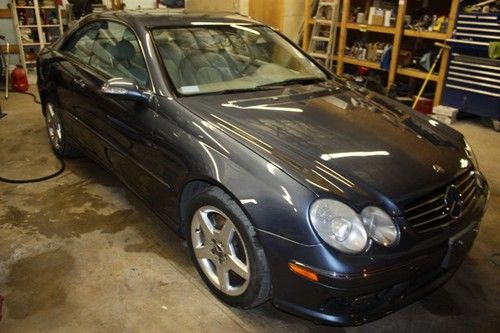 No reserve 2005 mercedes-benz clk500 coupe 2-door 5.0l rebuildable salvage flood