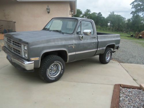 1985 chevy k-10 c/k 1500 swb 4wd fleetside