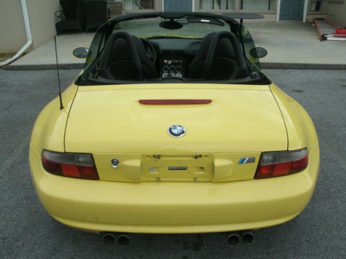 2000 BMW M Roadster Dakar Yellow 3.2L Convertible Rare Excellent Condition Z3, image 7