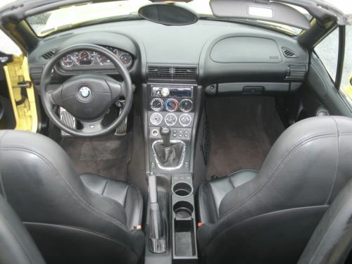 2000 BMW M Roadster Dakar Yellow 3.2L Convertible Rare Excellent Condition Z3, image 14