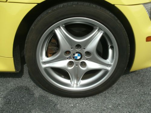 2000 BMW M Roadster Dakar Yellow 3.2L Convertible Rare Excellent Condition Z3, image 23