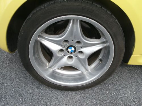 2000 BMW M Roadster Dakar Yellow 3.2L Convertible Rare Excellent Condition Z3, image 24
