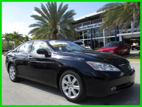 08 black sapphire es 350 3.5l v6 automatic sedan *leather &amp; wood steering wheel