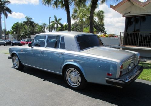 1980 Rolls Royce Silver Shadow II 6.75L V8, Blue/Silver, US $19,900.00, image 7