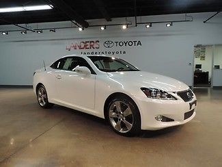 2011 lexus is 250c convertible 6-speed backup cam gsp leather seats