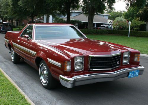 Immaculate two owner survivor - 1978 ford  ranchero 500 - 26k orig mi