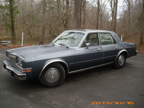 1987 plymouth gran fury salon sedan 4-door 5.2l