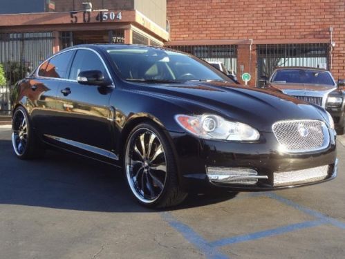2009 jaguar xf-series supercharged salvage title extra&#039;s loaded low miles l@@k