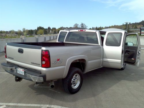 2005 Chevrolet Silverado extended cab 4x4 2500hd duramax diesel 46k act miles, image 7
