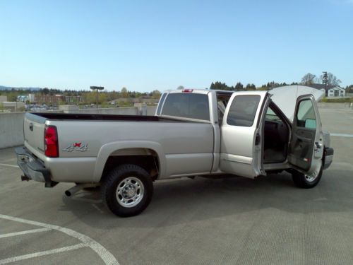 2005 Chevrolet Silverado extended cab 4x4 2500hd duramax diesel 46k act miles, image 8