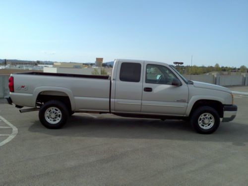 2005 Chevrolet Silverado extended cab 4x4 2500hd duramax diesel 46k act miles, image 21