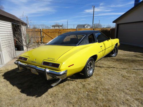 1973 pontiac gto base hardtop 2-door 6.6l