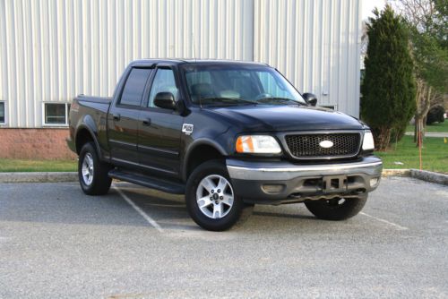 2002 ford f150 double cab xlt lariat fx4 black