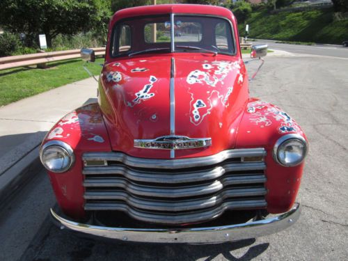 1952 Chevy 3100 5 window hot rod resto rod faux patina look!, US $22,500.00, image 3
