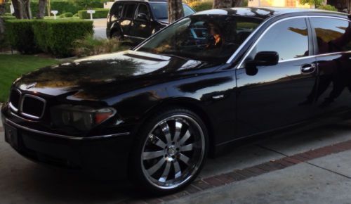 Bmw 745li - custom 22 inch wheels &amp; dvd entertainment pkg