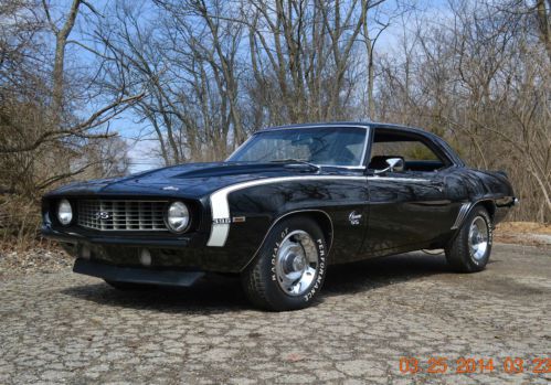 1969 camaro ss 396 auto beautiful slick deep tuxedo black nice sharp car