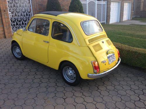 Fiat 500 Year 1971 Color Yellow excellent condition, US $9,500.00, image 4