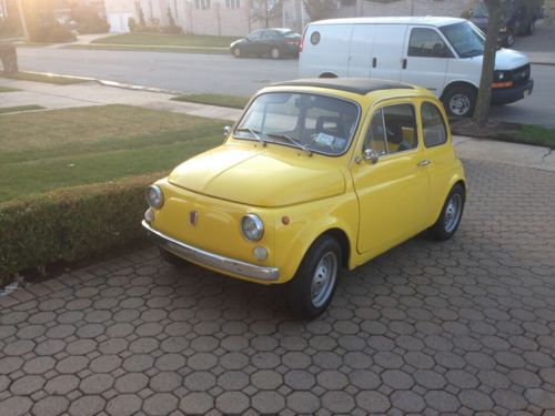 Fiat 500 Year 1971 Color Yellow excellent condition, US $9,500.00, image 5