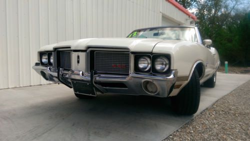 Rare! 1972 oldsmobile 442 cutlass supreme convertible 7.5l