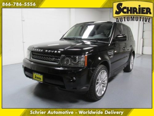 11 land rover range rover sport luxury 4x4 black heated leather wood trim