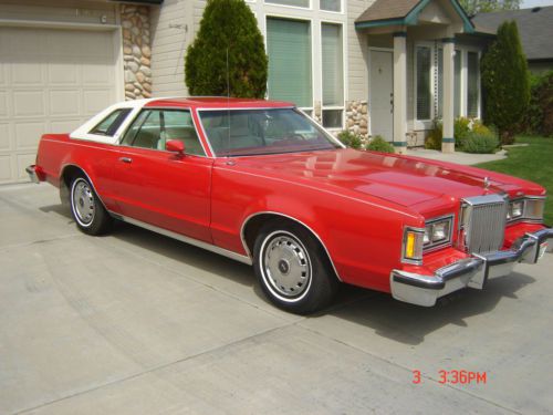 1978 mercury cougar xr-7 hardtop 2-door...great colors, bright red &amp; white