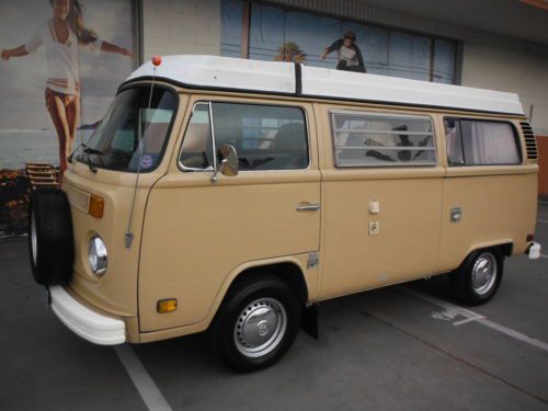 1979 vw bus westfalia &#034;original factory paint&#034; awesome condition orig. interior