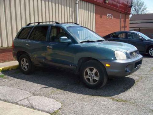 2001 hyundai santa fe 4x4 awd all wheel drive loaded leather power everyhting