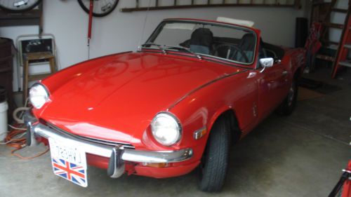 1968 triumph spitfire base 1.3l